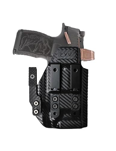 IWB Gun Holster for Concealed Carry - SIG P365/P365X - Surefire XSC Light | Handmade Kydex Pistol Holsters w/Custom Claw Kit | EYV Holsters