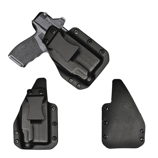 IWB Gun Holster for Concealed Carry - Hellcat Pro -TLR7 SUB Light | Handmade Hybrid Leather Kydex Pistol Holsters for Concealed Carry | EYV Holsters