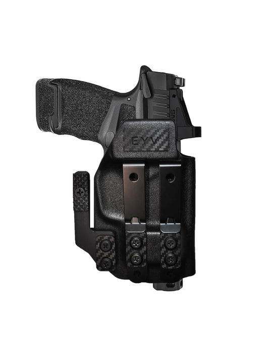 IWB Gun Holster for Concealed Carry - S&W M&P Shield/Shield Plus 9/40 | Handmade Kydex Pistol Holsters w/Custom Claw Kit | EYV Holsters