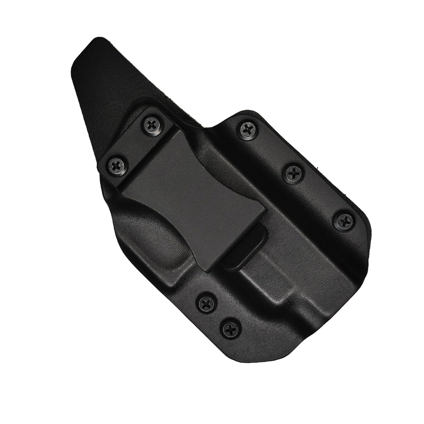 IWB Gun Holster for Concealed Carry - Glock 48/43/43X/MOS | Handmade Hybrid Leather Kydex Pistol Holsters for Concealed Carry | EYV Holsters