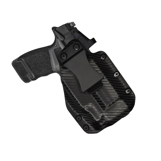 IWB Gun Holster for Concealed Carry - Hellcat Rdp/Pro -TLR7 SUB Light | Handmade Hybrid Leather Kydex Pistol Holsters for Concealed Carry | EYV Holsters
