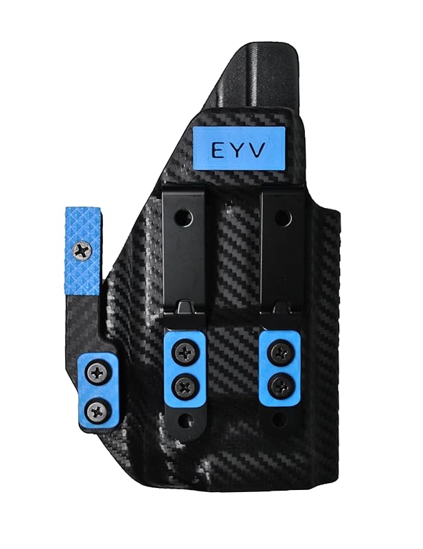 IWB Gun Holster for Concealed Carry - G 48 TLR6 Light | Handmade Kydex Pistol Holsters w/Custom Claw Kit | EYV Holsters