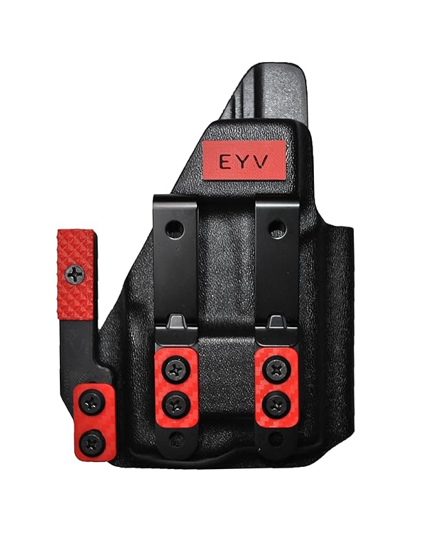 IWB Gun Holster for Concealed Carry - Sig P365/X - Lima/Foxtrot Light | Handmade Kydex Pistol Holsters w/Custom Claw Kit | EYV Holsters
