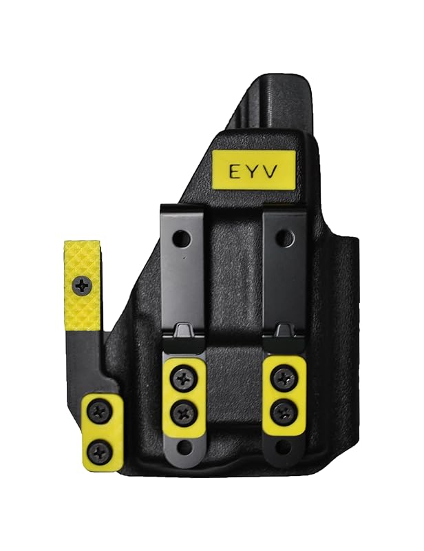 IWB Gun Holster for Concealed Carry - Sig P365/X - Lima/Foxtrot Light | Handmade Kydex Pistol Holsters w/Custom Claw Kit | EYV Holsters