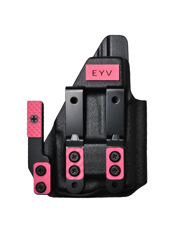 IWB Gun Holster for Concealed Carry - Sig P365/X - Lima/Foxtrot Light | Handmade Kydex Pistol Holsters w/Custom Claw Kit | EYV Holsters