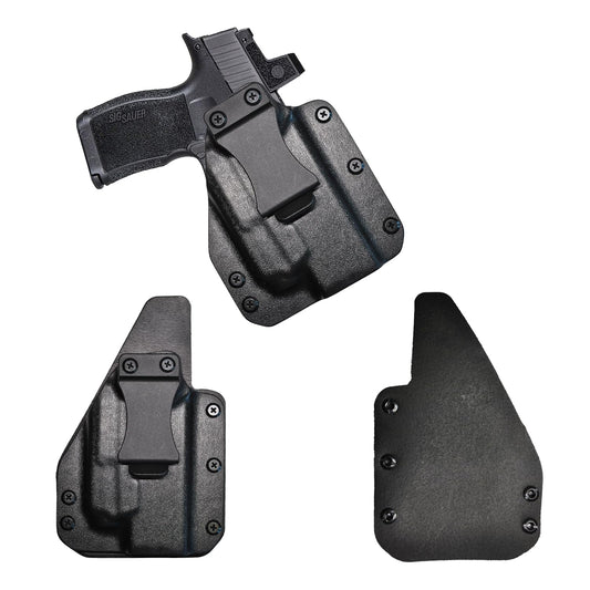 IWB Gun Holster for Concealed Carry - Sig P365/X/XL XSC Light | Handmade Hybrid Leather Kydex Pistol Holsters for Concealed Carry | EYV Holsters