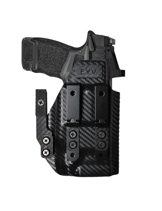IWB Gun Holster for Concealed Carry - Hellcat Rdp/Pro - O light PL-Mini 2 Valkyrie Light | Handmade Kydex Pistol Holsters w/Custom Claw Kit | EYV Holsters