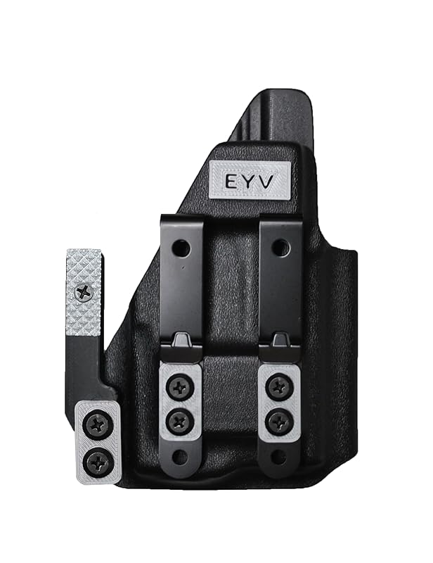 IWB Gun Holster for Concealed Carry - Sig P365/X - Lima/Foxtrot Light | Handmade Kydex Pistol Holsters w/Custom Claw Kit | EYV Holsters