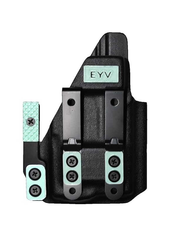 IWB Gun Holster for Concealed Carry - Sig P365/X - Lima/Foxtrot Light | Handmade Kydex Pistol Holsters w/Custom Claw Kit | EYV Holsters