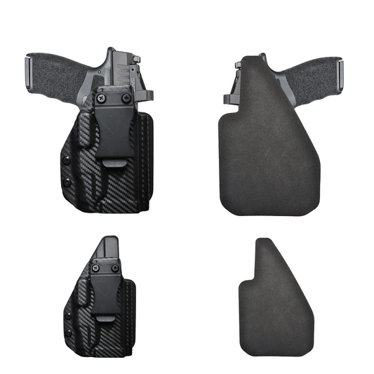 IWB Gun Holster for Concealed Carry - Hellcat Pro -TLR7 SUB Light | Handmade Kydex Holster with Comfort Soft Foam Backing Pistol Holsters for Concealed Carry | EYV Holsters