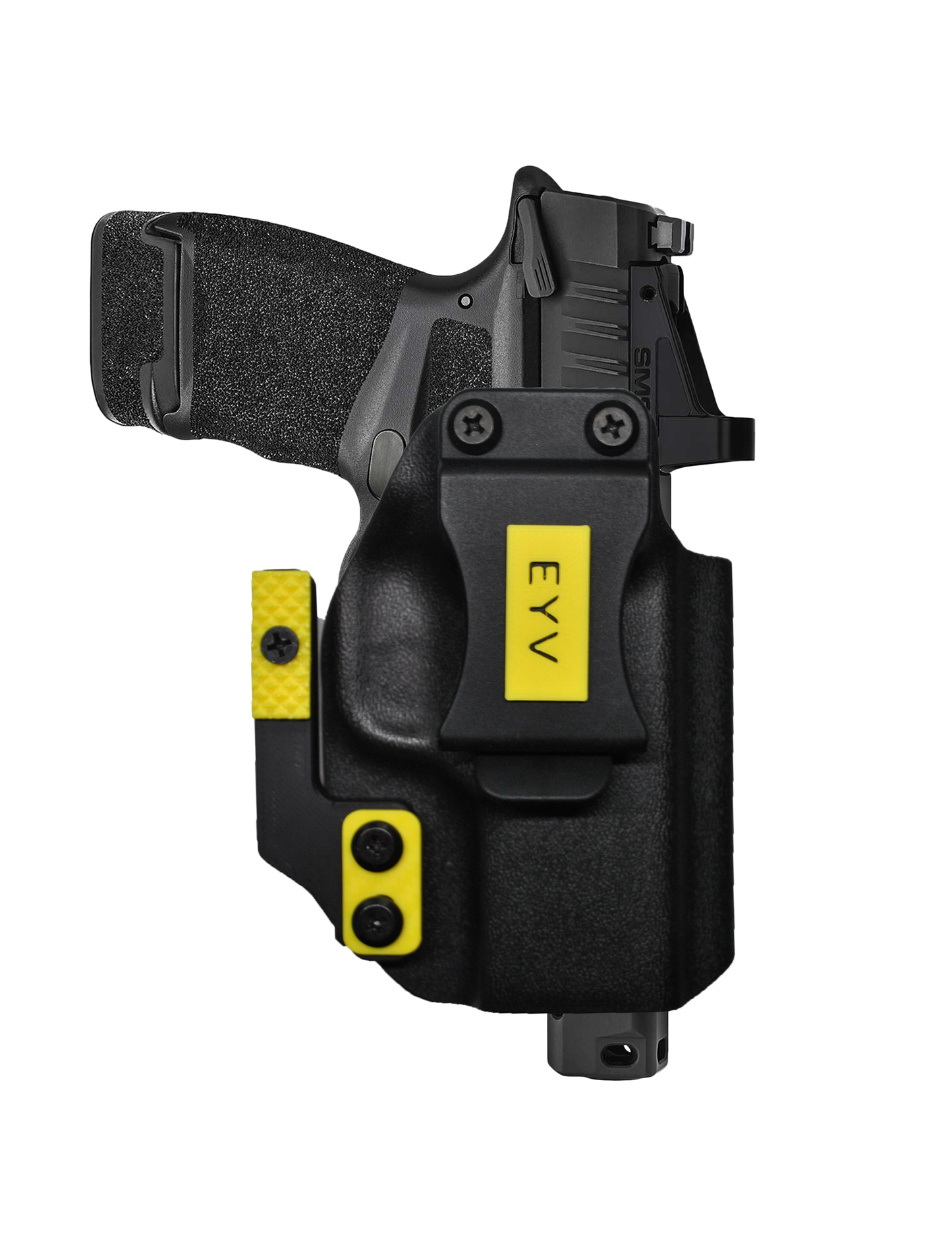 IWB Gun Holster for Concealed Carry - FN 57 | Handmade Kydex Pistol Holsters w/Custom Claw Kit & Colored Accessory Options | EYV Holsters