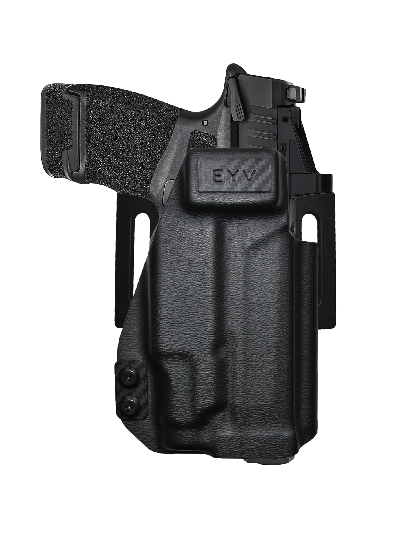 OWB Gun Holster - Hellcat 3.3"/OSP - Surefire XSC Light | Handmade Kydex Pistol Holster | EYV Holsters