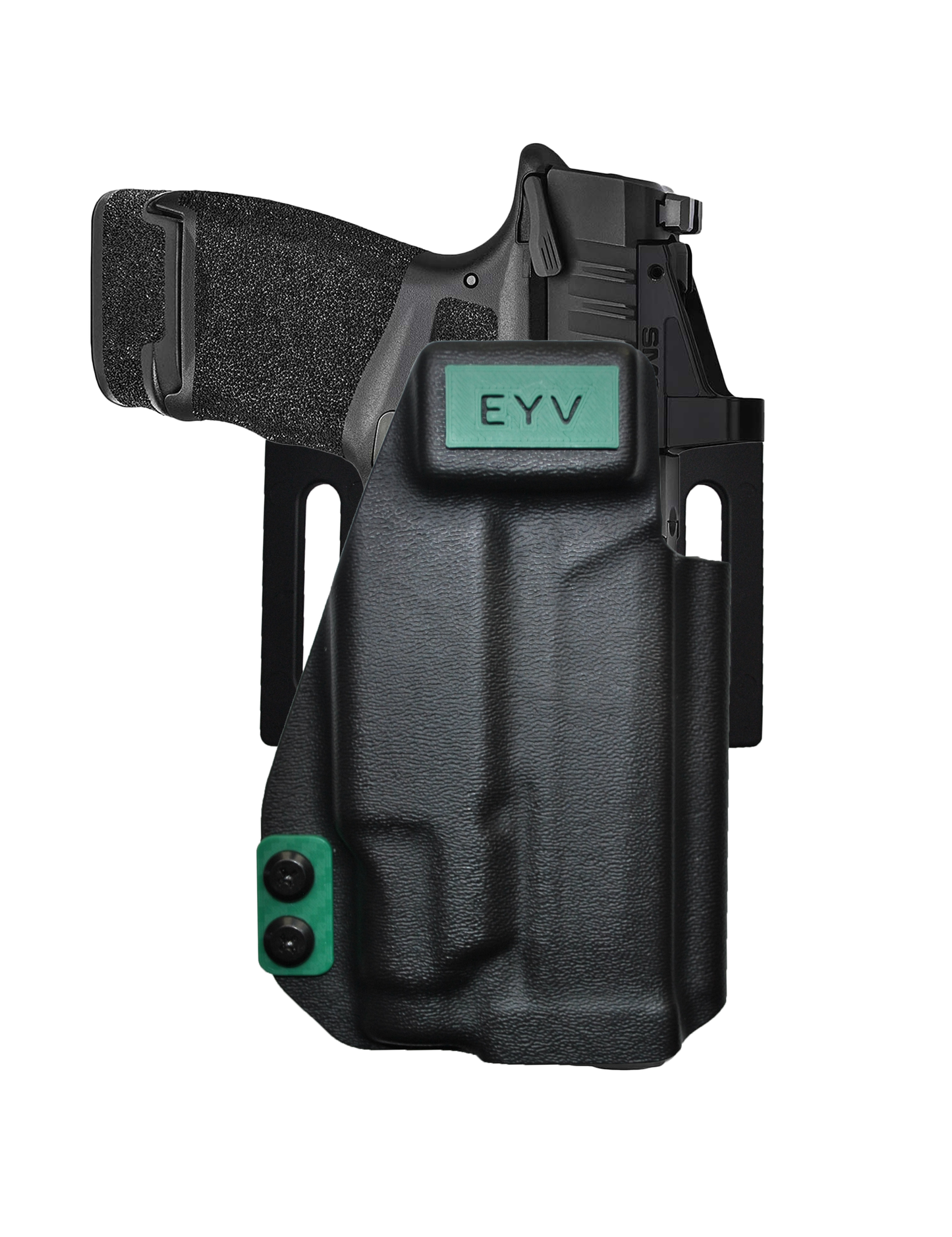 OWB Gun Holster - Hellcat 3.3"/OSP - Surefire XSC Light | Handmade Kydex Pistol Holster | EYV Holsters