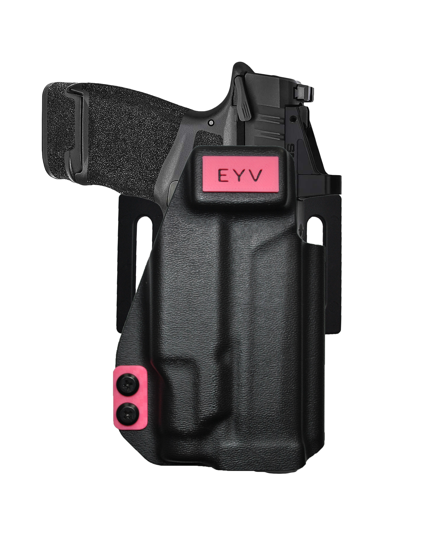 OWB Gun Holster - Hellcat 3.3"/OSP - Surefire XSC Light | Handmade Kydex Pistol Holster | EYV Holsters