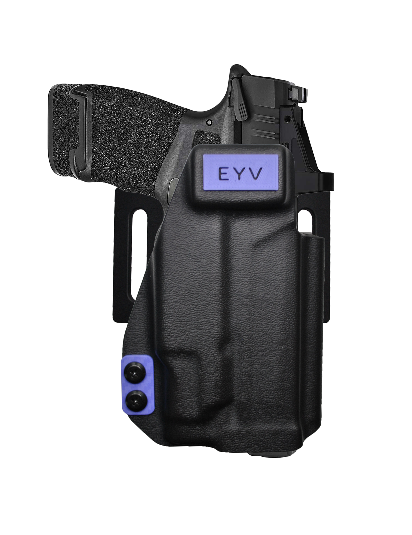 OWB Gun Holster - Hellcat 3.3"/OSP - Surefire XSC Light | Handmade Kydex Pistol Holster | EYV Holsters