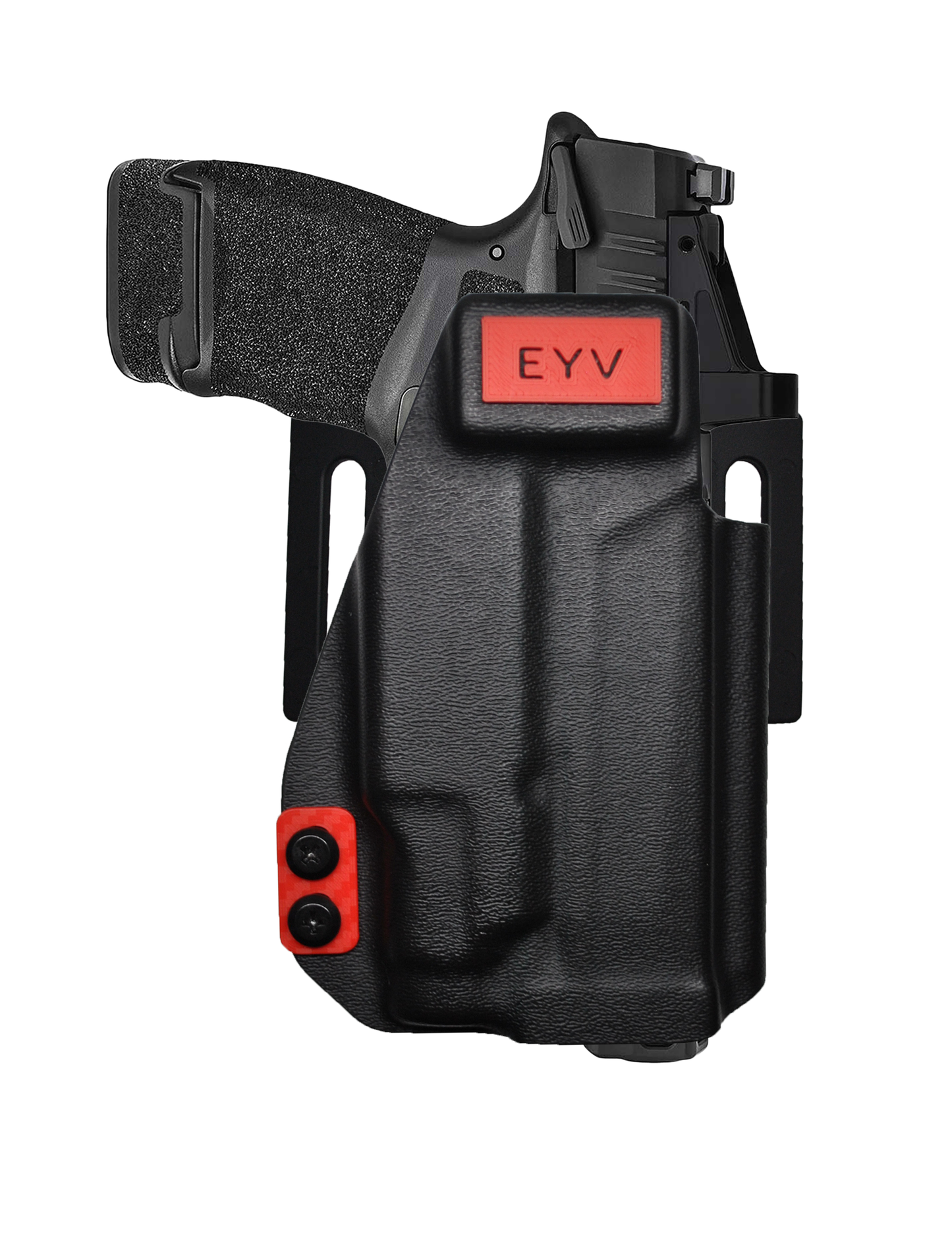 OWB Gun Holster - Hellcat 3.3"/OSP - Surefire XSC Light | Handmade Kydex Pistol Holster | EYV Holsters