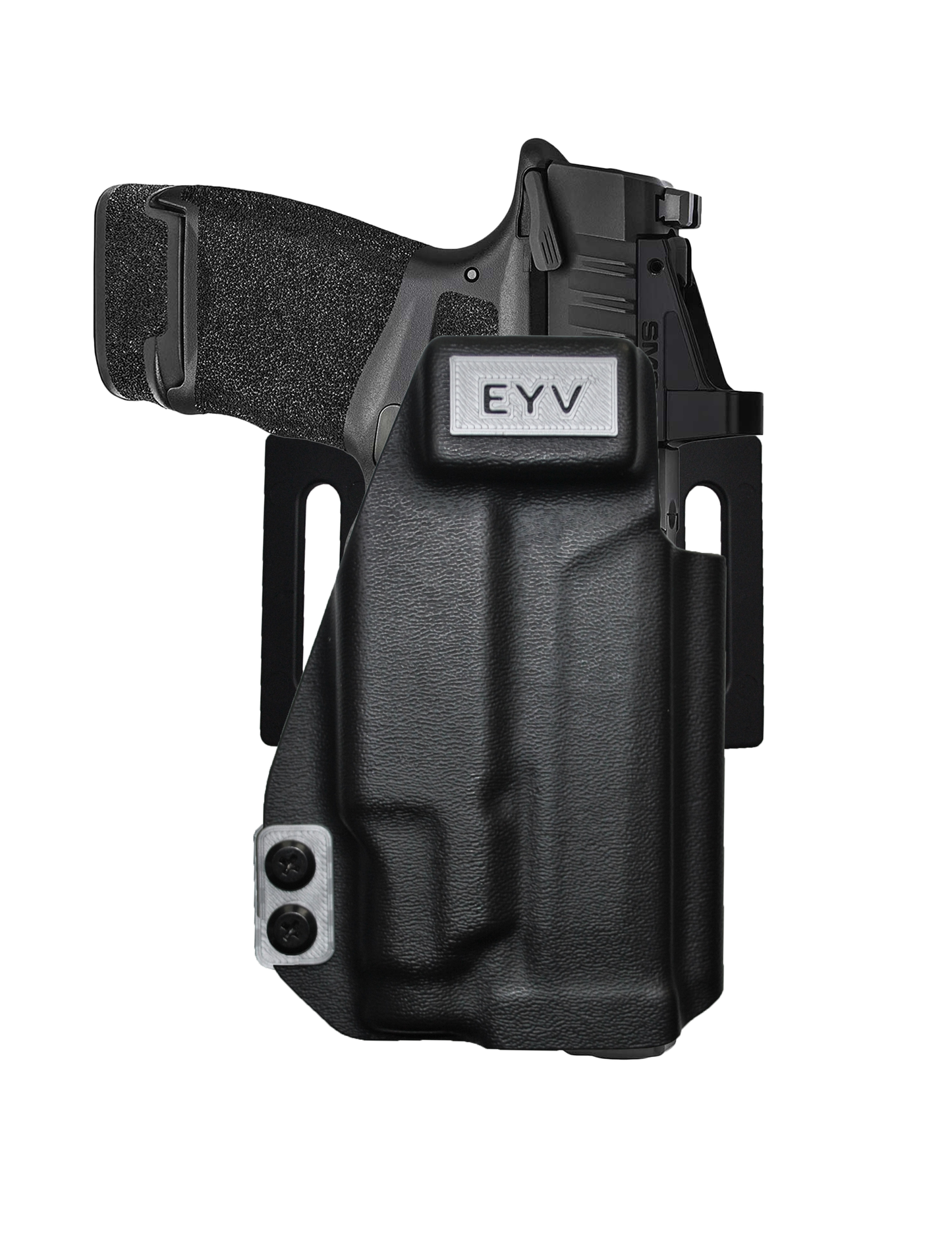 OWB Gun Holster - Hellcat 3.3"/OSP - Surefire XSC Light | Handmade Kydex Pistol Holster | EYV Holsters
