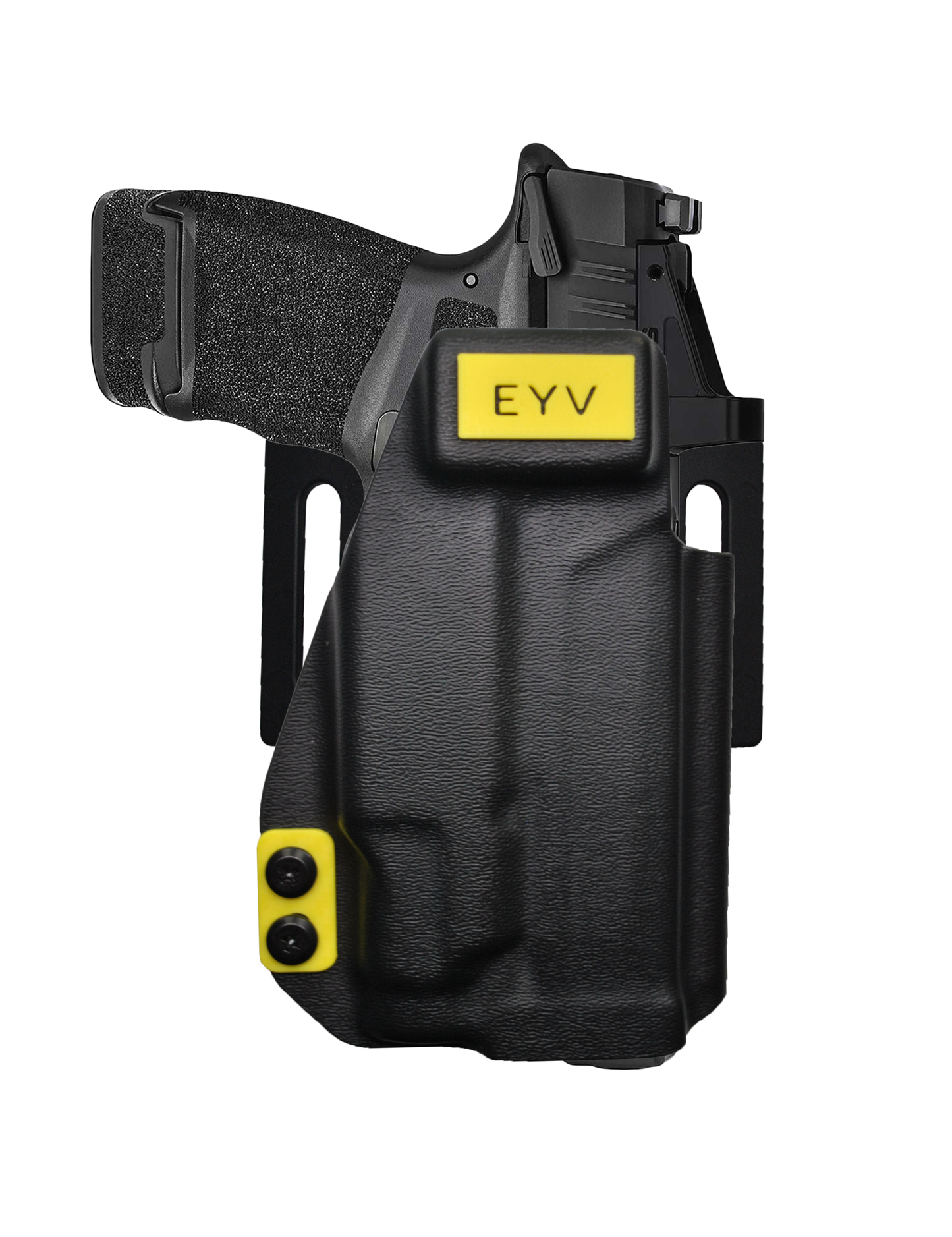 OWB Gun Holster - Hellcat 3.3"/OSP - Surefire XSC Light | Handmade Kydex Pistol Holster | EYV Holsters