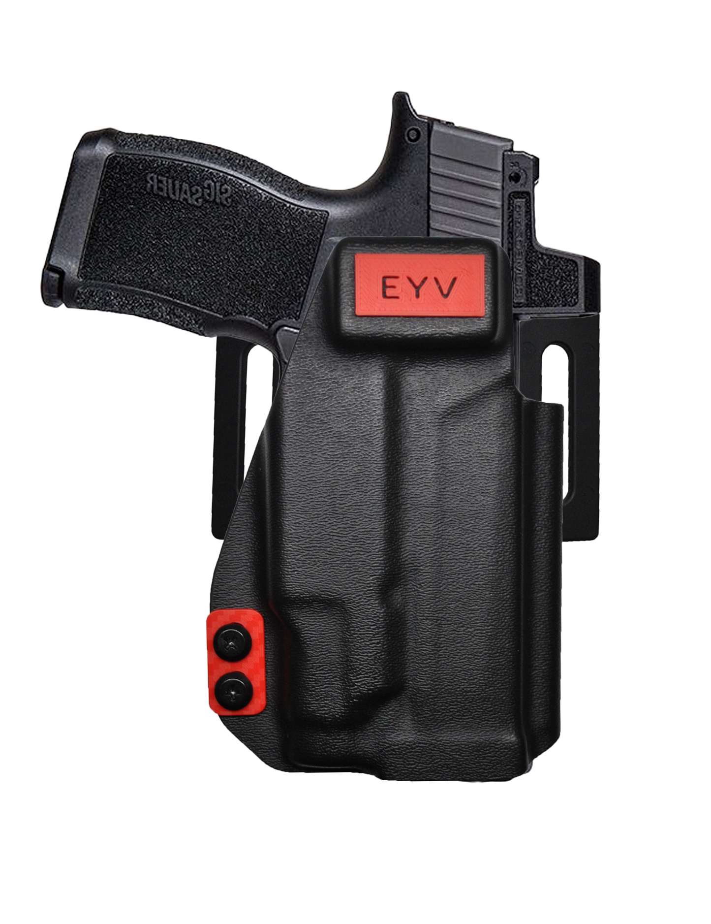 OWB Gun Holster - Sig P365X MACRO - TLR7 SUB Light | Handmade Kydex Pistol Holster | EYV Holsters