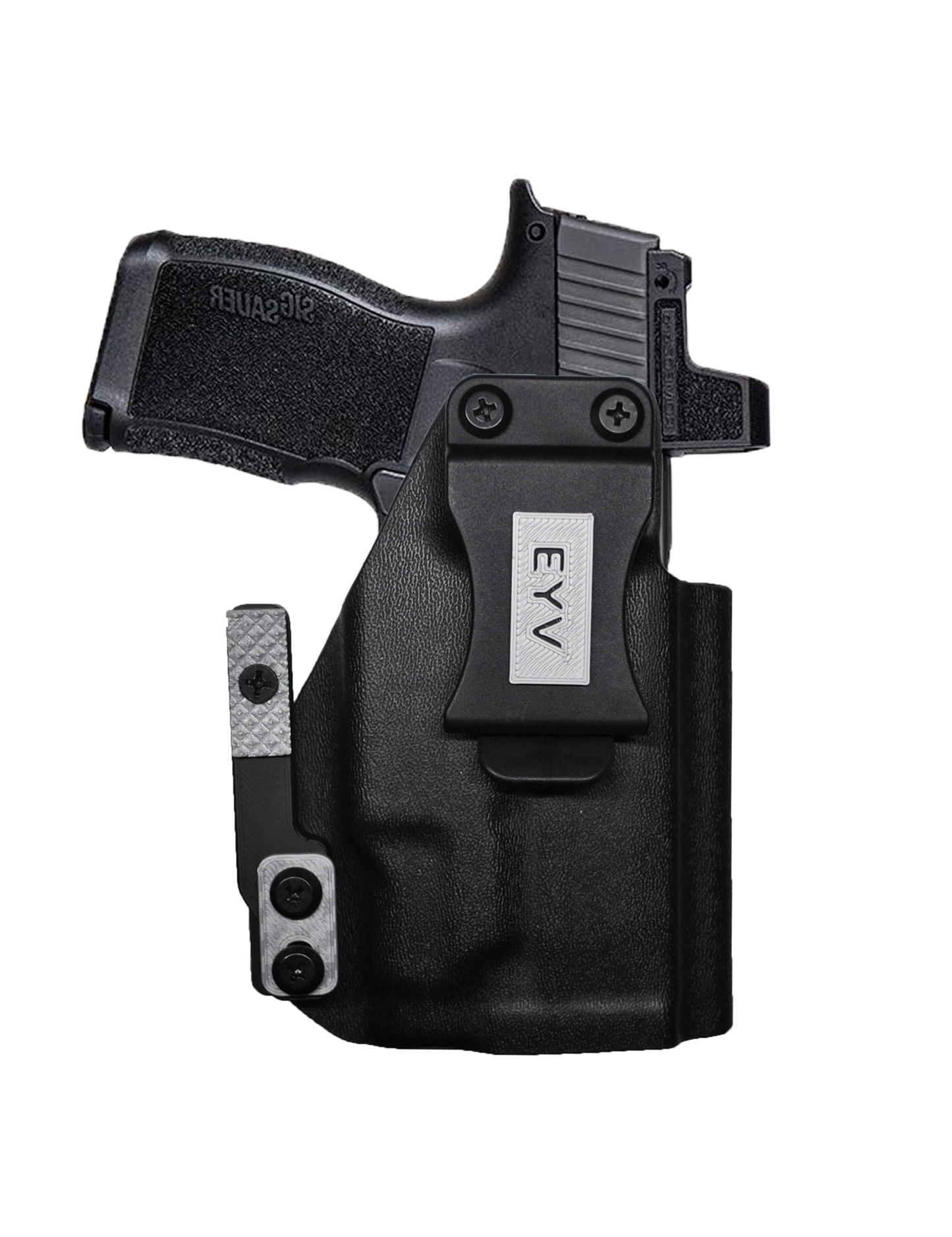 IWB Gun Holster for Concealed Carry - Sig P365/X/XL XSC Light | Handmade Kydex Pistol Holsters w/Custom Claw Kit & Colored Accessory Options | EYV Holsters