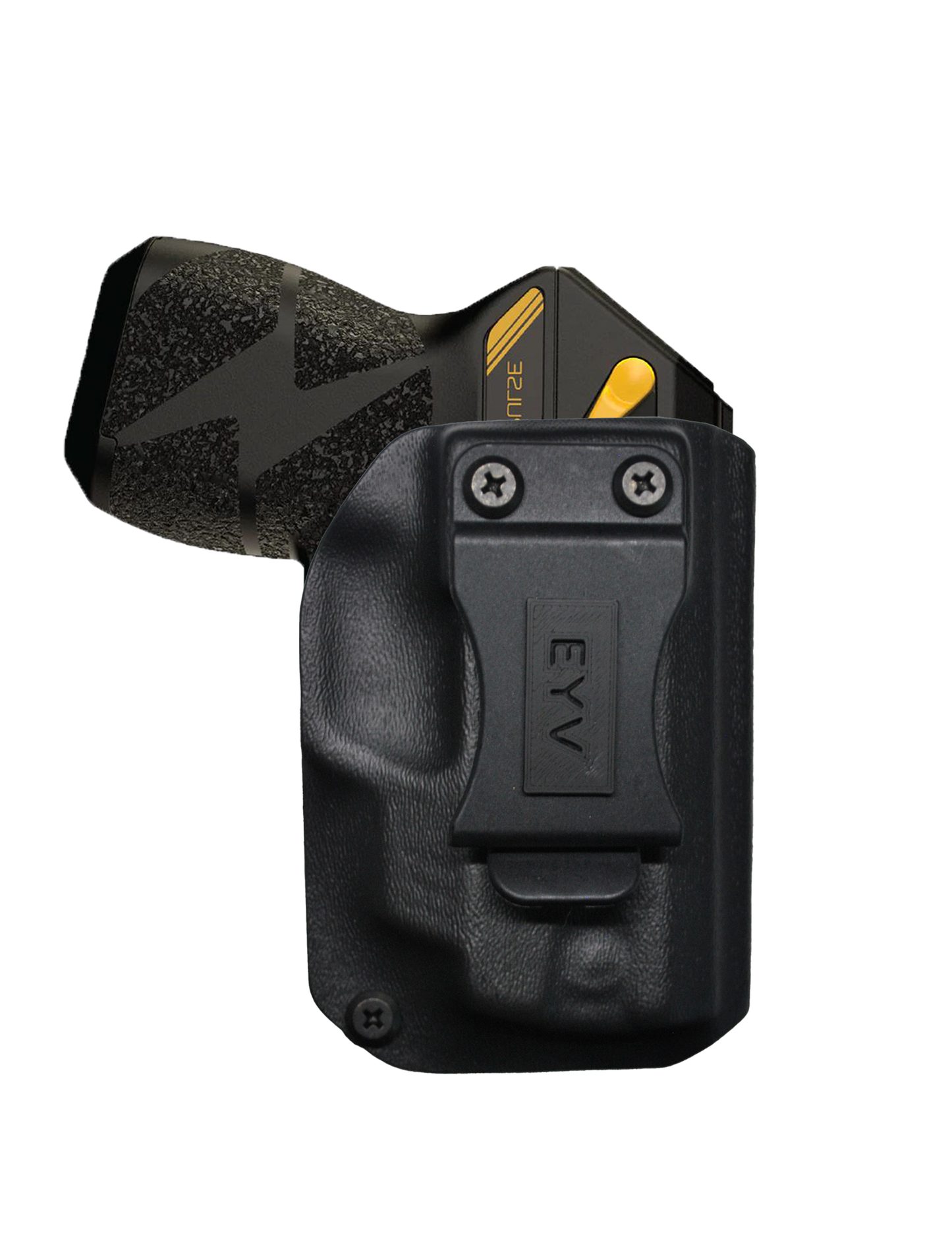 IWB Gun Holster for Concealed Carry - TASER Pulse/Pulse+ | Handmade Kydex Pistol Holster | EYV Holsters