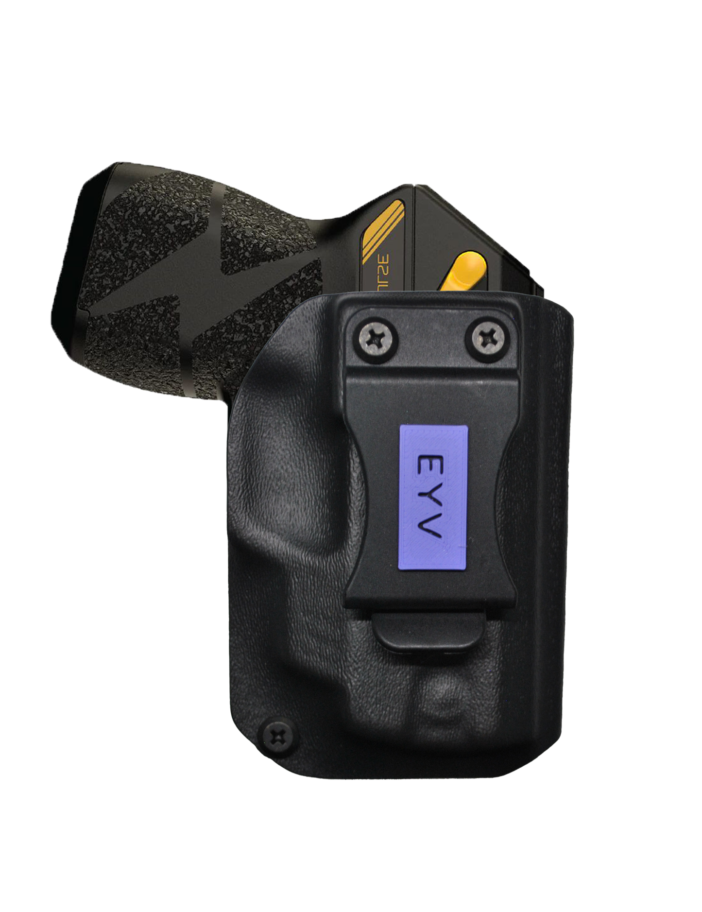 IWB Gun Holster for Concealed Carry - TASER Pulse/Pulse+ | Handmade Kydex Pistol Holster | EYV Holsters