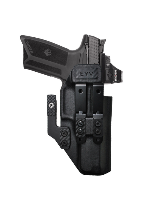 IWB Gun Holster for Concealed Carry - RUGER 57 | Handmade Kydex Pistol Holsters w/Custom Claw Kit | EYV Holsters