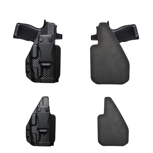 IWB Gun Holster for Concealed Carry - Sig P365/X/XL XSC Light | Handmade Kydex Holster with Comfort Soft Foam Backing Pistol Holsters for Concealed Carry | EYV Holsters