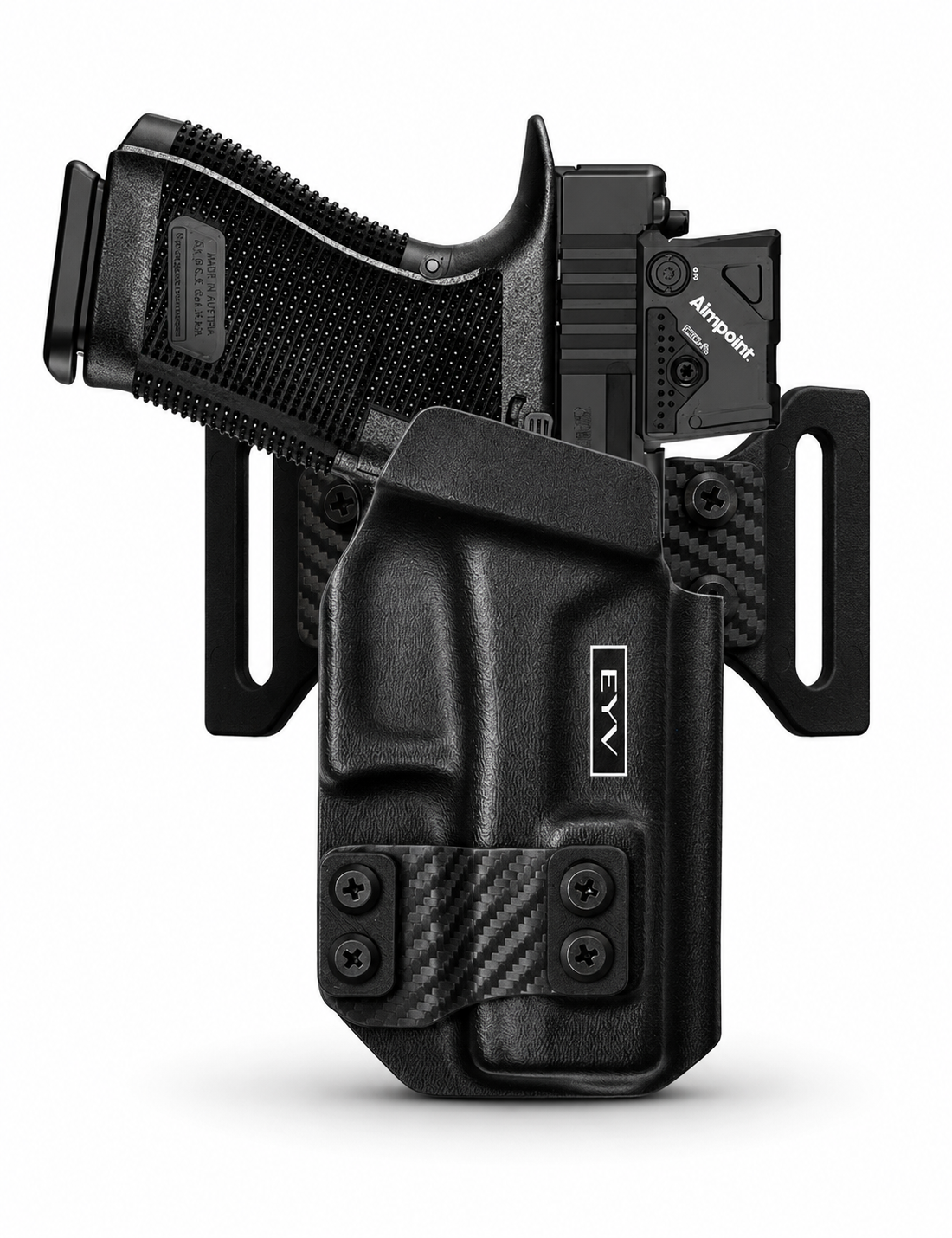 OWB (Outside the Waistband) Gun Holster - Fits the CZ Shadow 2 Compact | Handmade Kydex Pistol Holster | EYV Holsters | PhantomX Collection