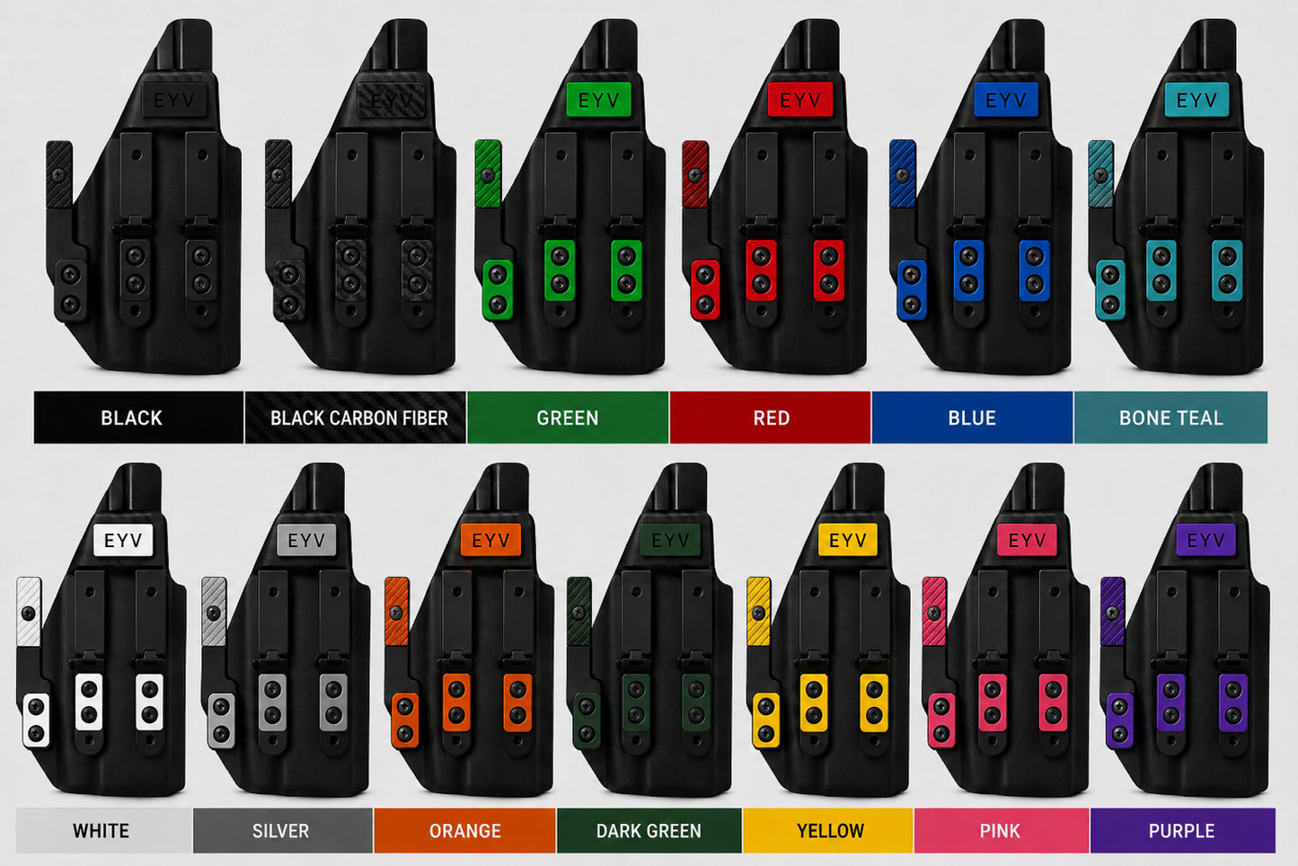 IWB Gun Holster for Concealed Carry - Sig P365XL/P365X/P365 - TLR7 SUB Light | Handmade Kydex Pistol Holsters w/Custom Claw Kit | EYV Holsters