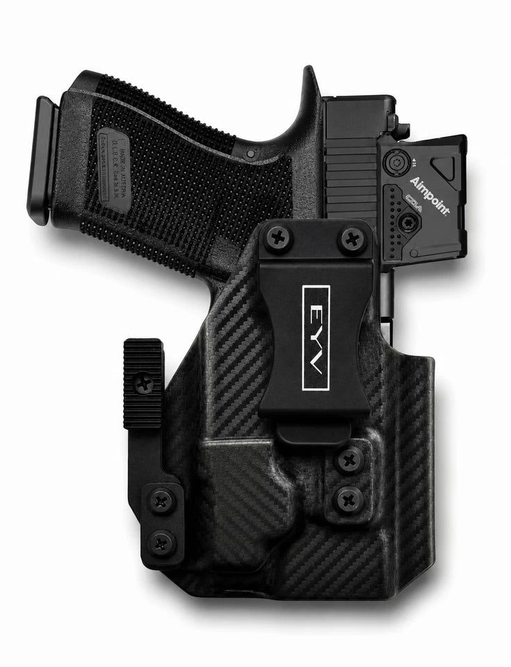 IWB Gun Holster - Fits the Glock 21 - TLR1 Light | Handmade Kydex Holster | EYV Holsters | PhantomX Collection