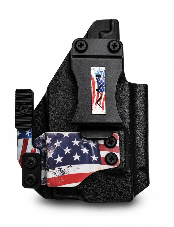IWB Gun Holster - Fits the Glock 48/MOS - TLR6 Light | Handmade Kydex Holster | EYV Holsters | PhantomX America Edition