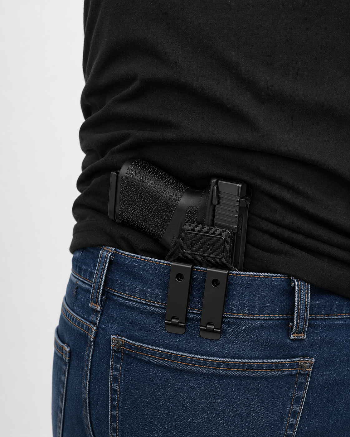 IWB Gun Holster for Concealed Carry - CZ Shadow 2 Carry | Handmade Kydex Pistol Holsters w/Custom Claw Kit | EYV Holsters