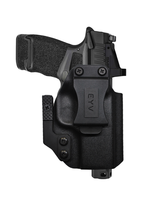 IWB Gun Holster for Concealed Carry - CZ P07 | Handmade Kydex Pistol Holsters w/Custom Claw Kit & Colored Accessory Options | EYV Holsters