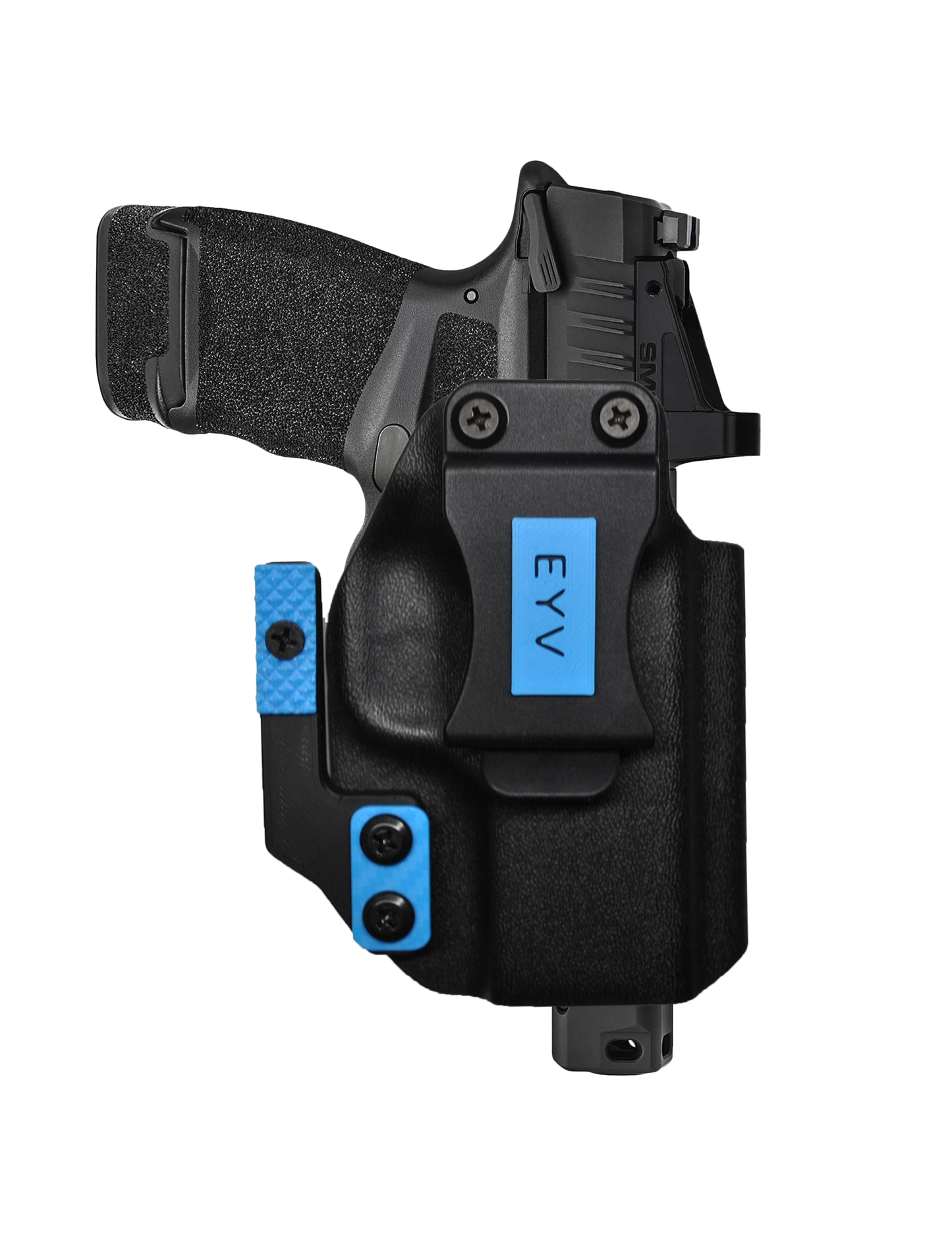 IWB Gun Holster for Concealed Carry - FN 509C Tactical | Handmade Kydex Pistol Holsters w/Custom Claw Kit & Colored Accessory Options | EYV Holsters