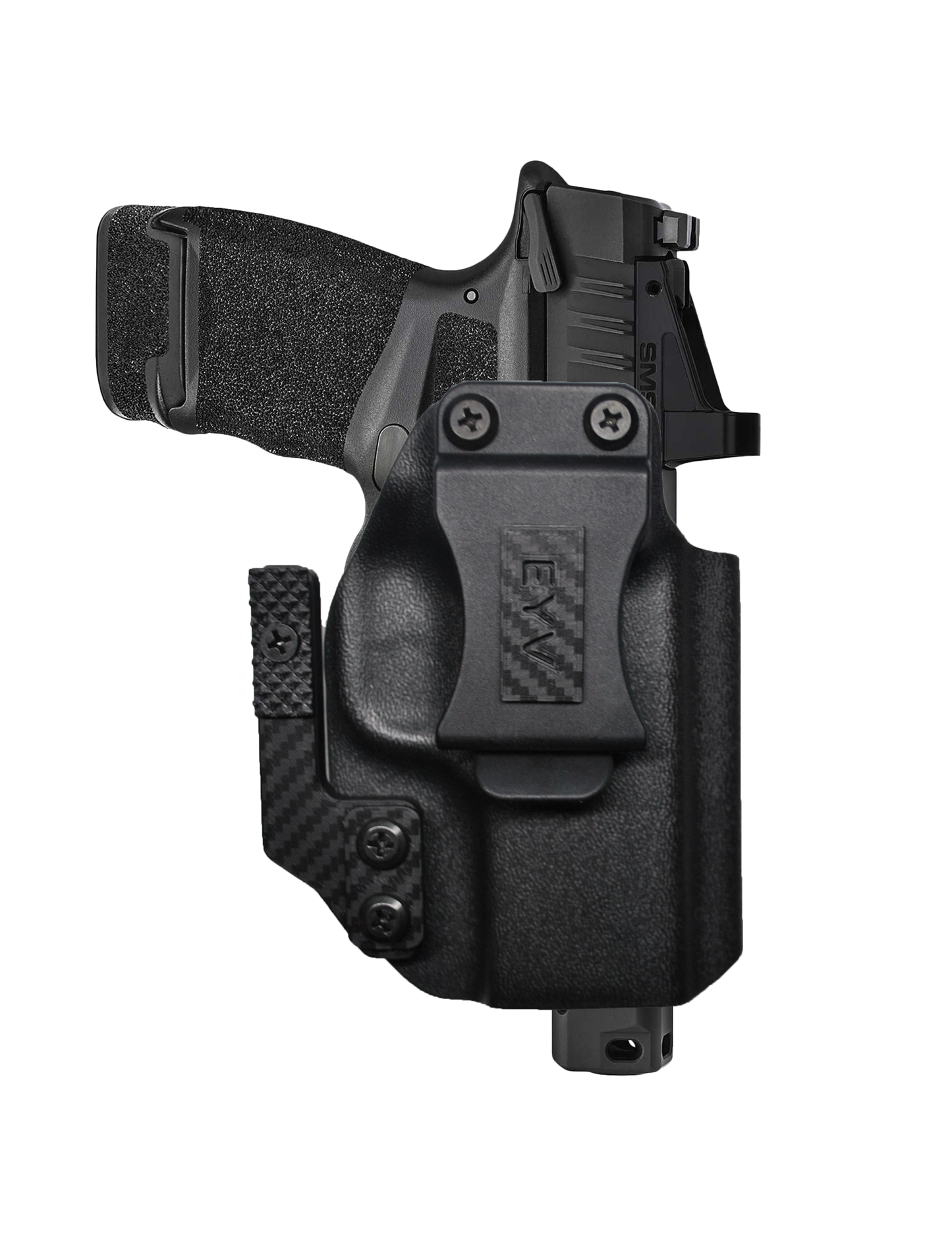 IWB Gun Holster for Concealed Carry - FN 509C Tactical | Handmade Kydex Pistol Holsters w/Custom Claw Kit & Colored Accessory Options | EYV Holsters