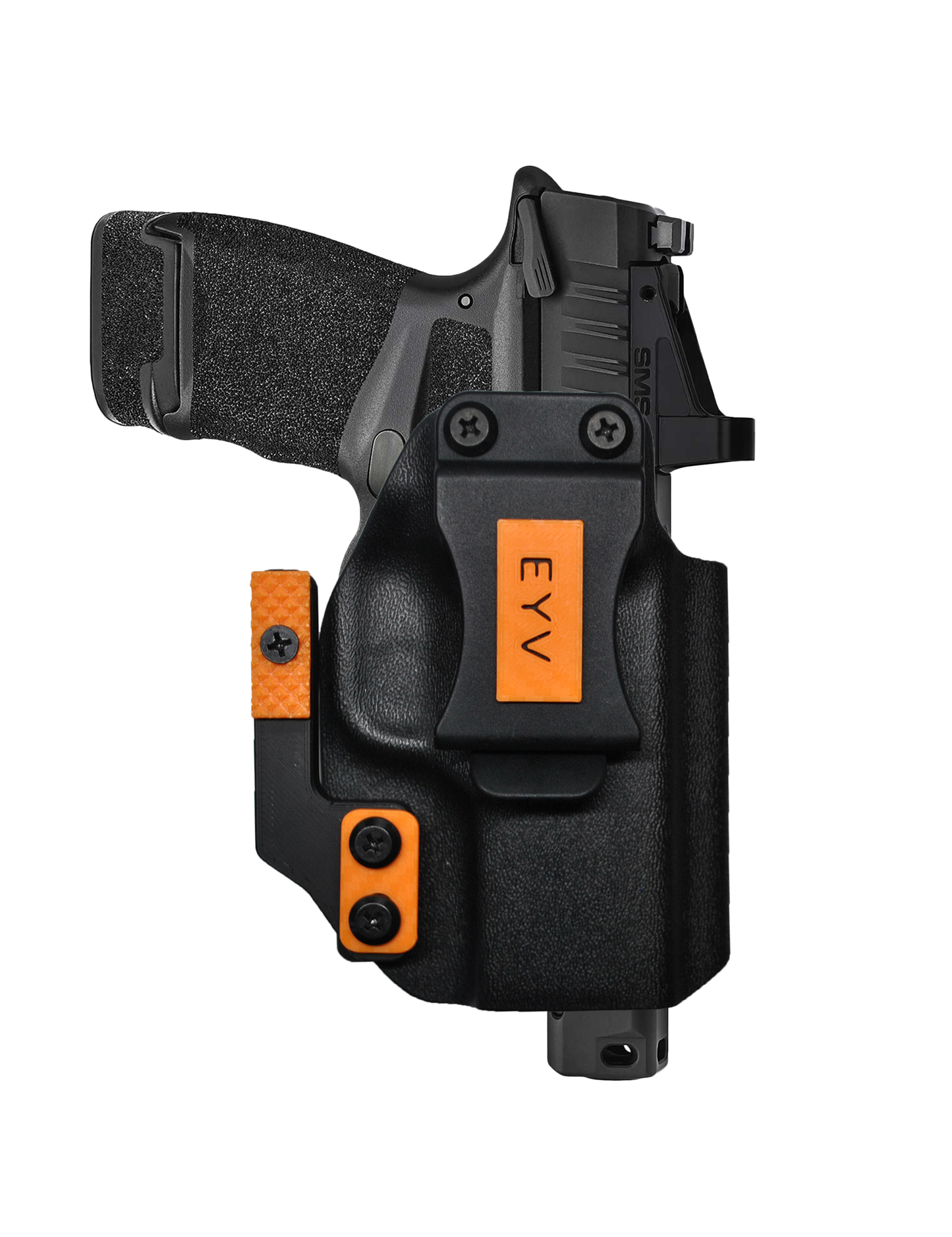 IWB Gun Holster for Concealed Carry - FN 509C Tactical | Handmade Kydex Pistol Holsters w/Custom Claw Kit & Colored Accessory Options | EYV Holsters