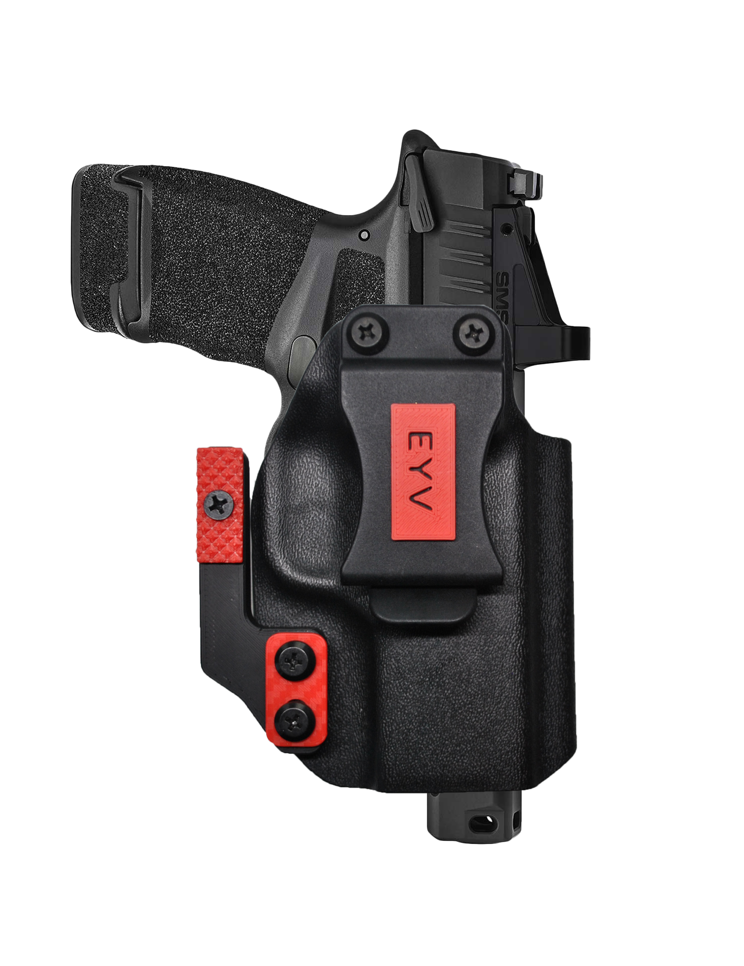 IWB Gun Holster for Concealed Carry - FN 509C Tactical | Handmade Kydex Pistol Holsters w/Custom Claw Kit & Colored Accessory Options | EYV Holsters
