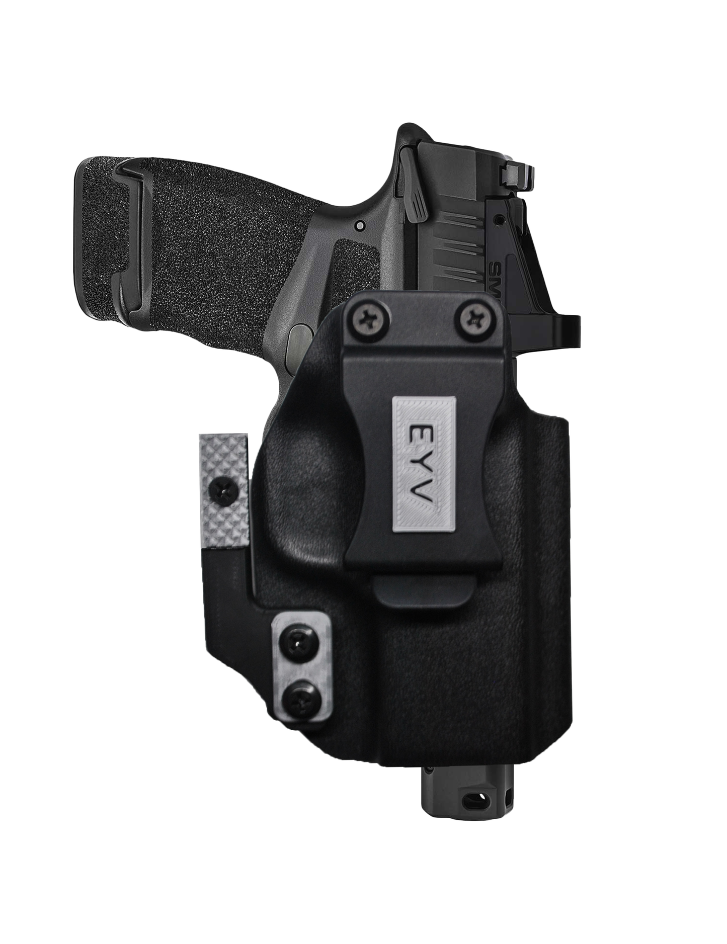 IWB Gun Holster for Concealed Carry - FN 509C Tactical | Handmade Kydex Pistol Holsters w/Custom Claw Kit & Colored Accessory Options | EYV Holsters