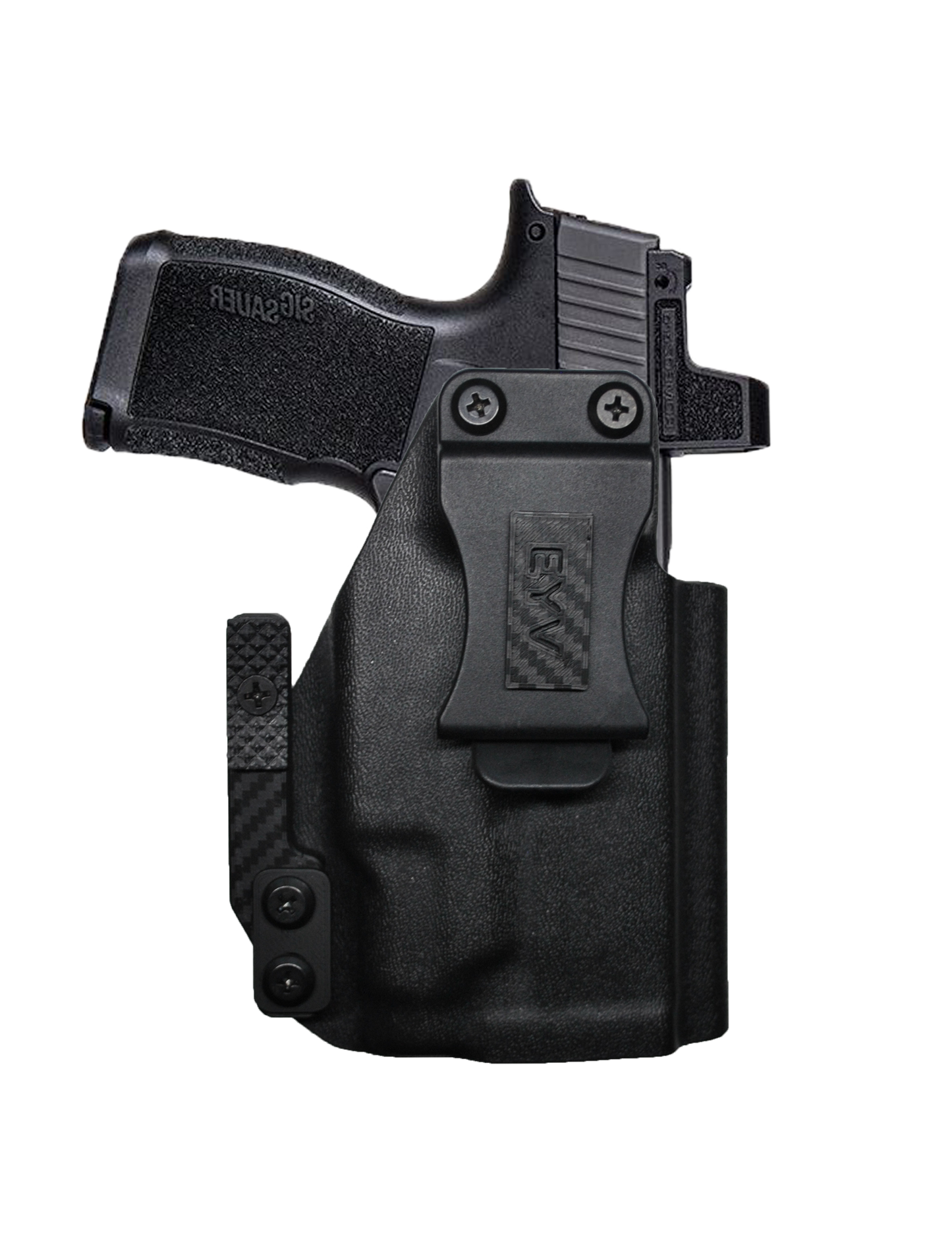 IWB Gun Holster for Concealed Carry - Sig P365XL - Lima/Foxtrot Light | Handmade Kydex Pistol Holsters w/Custom Claw Kit & Colored Accessory Options | EYV Holsters
