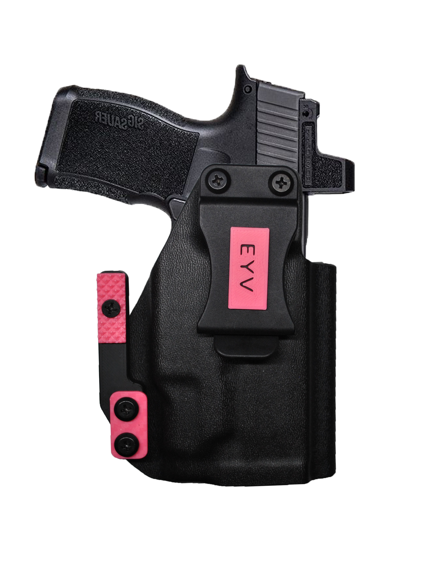 IWB Gun Holster for Concealed Carry - Sig P365XL - Lima/Foxtrot Light | Handmade Kydex Pistol Holsters w/Custom Claw Kit & Colored Accessory Options | EYV Holsters