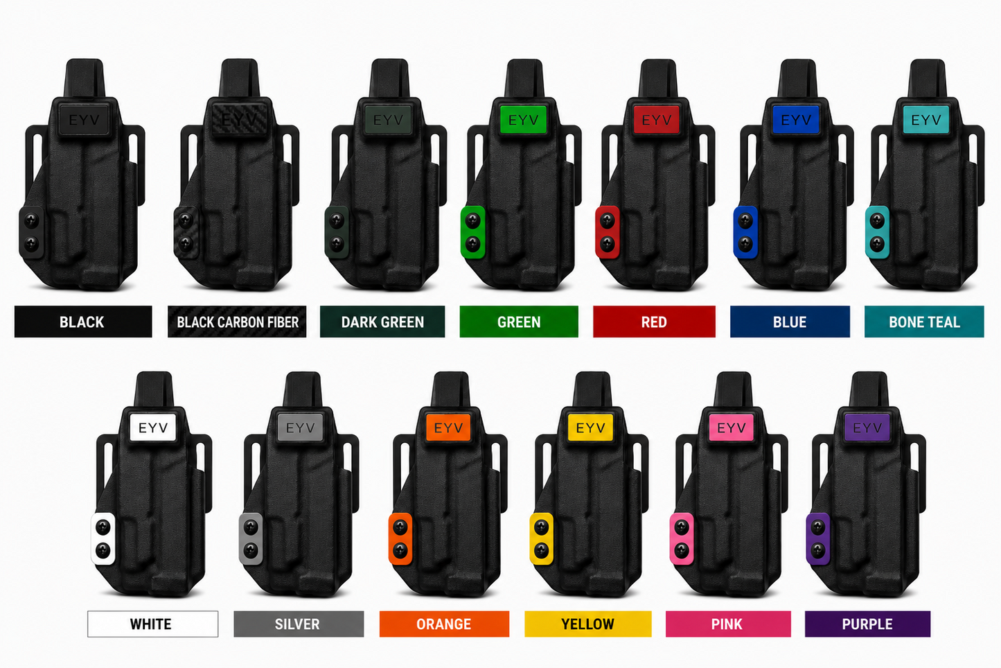 OWB Gun Holster - CZ Shadow 2 Carry | Handmade Kydex Pistol Holster | EYV Holsters