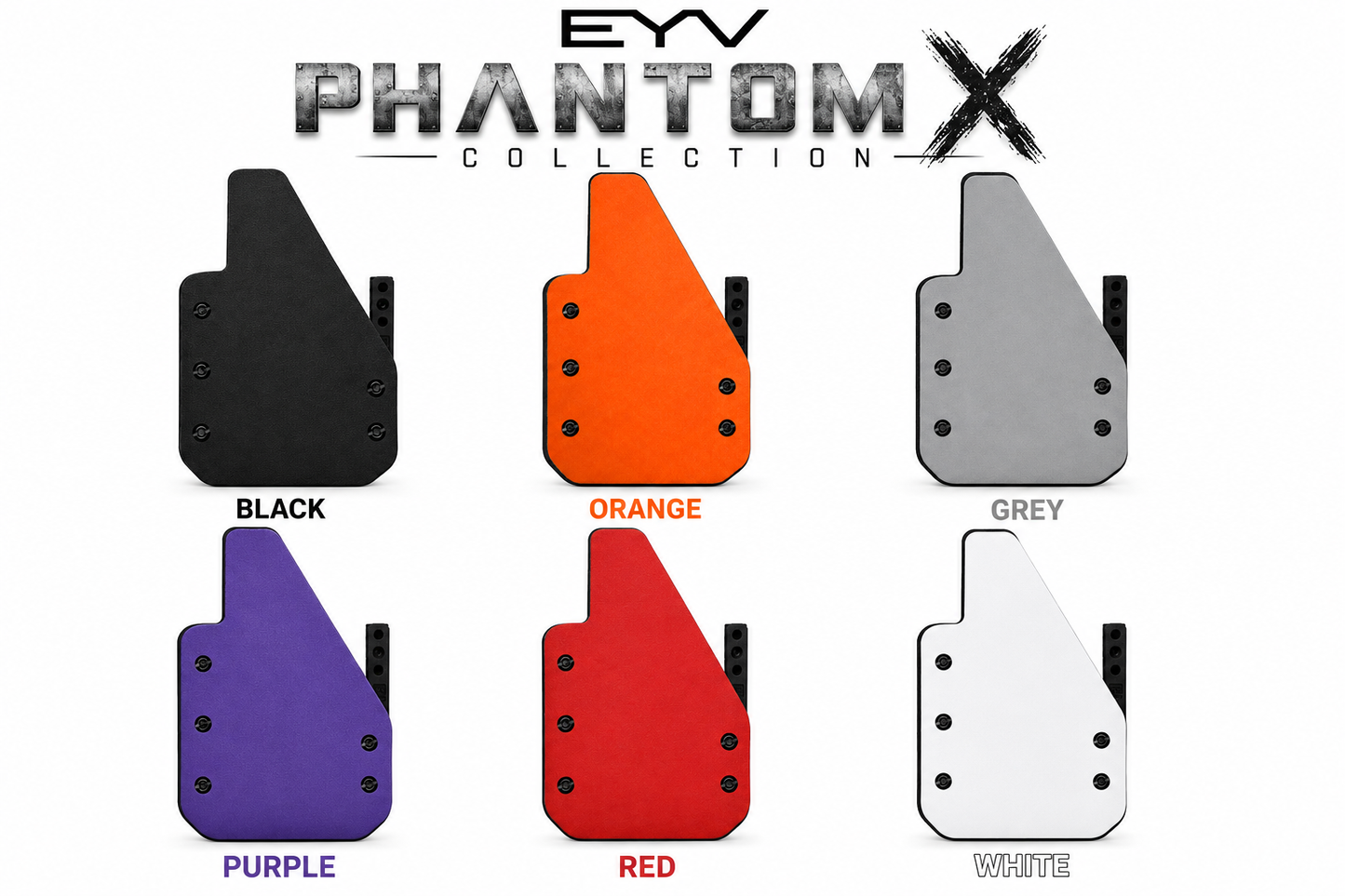 IWB Gun Holster - Fits the M&P Shield X | Handmade Hybrid Leather Kydex Pistol Holsters w/Custom Claw Kit | EYV Holsters | PhantomX Collection