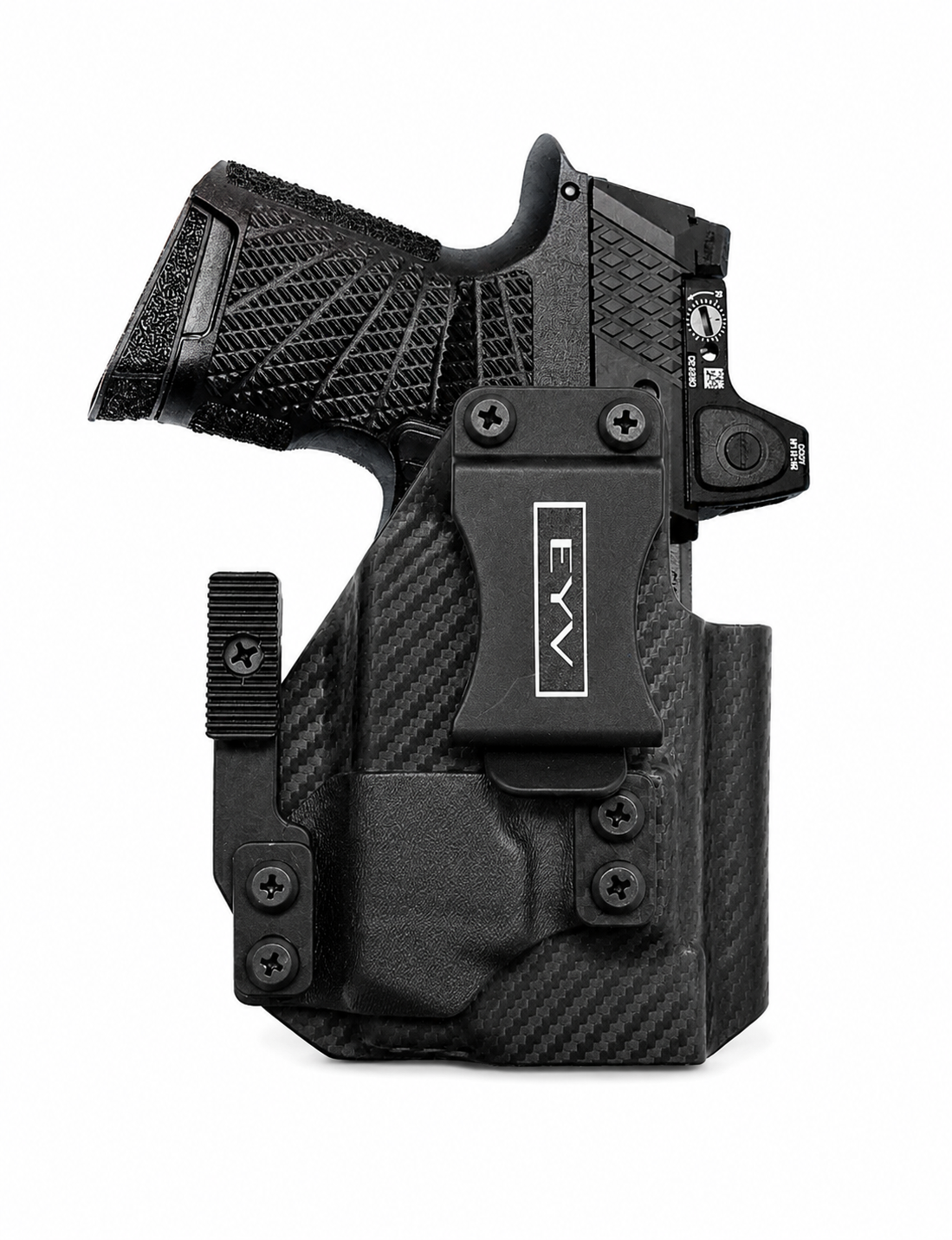 IWB Gun Holster - Fits the SIG P365/X - Surefire XSC Light | Handmade Kydex Holster | EYV Holsters | PhantomX Collection